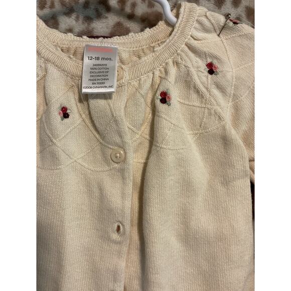 Gymboree Girls Size 12 To 18 Months Cardigan With Velour Pants Set - Picture 3 of 3
